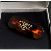 Grade Inexpensive Prada Hairclip 1111 Brown 2025