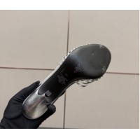 Luxurious Valentino Heart Calfskin Leather Heel Slides Sandal Silver VLTN121501 1216001