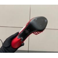 Purchase Valentino Heart Calfskin Leather Heel Slides Sandal Red VLTN121501 1216004