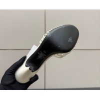 Best Product Valentino Heart Calfskin Leather Heel Slides Sandal White VLTN121501 1216008