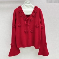 Inexpensive Miu Miu Wool Sweater M121821 Red 2025