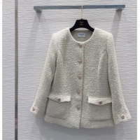 Buy Promotional Chanel Wool Tweed Jacket CH121804 Beige 2025