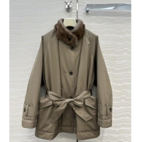 Fashion Discount The Row Down Jacket R121829 Dark Khaki 2025