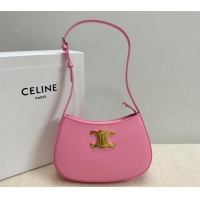 Good Looking Celine Medium Tilly Bag in Shiny Calfskin 115702 Pink 2024