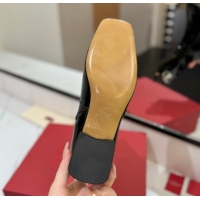 Perfect Valentino VLogo Type Heel Ankle Boots 3cm in Patent Leather Black VLTN121606 1216041