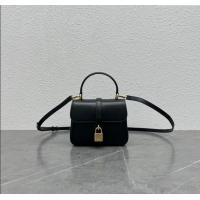 Low Price Celine Mini TABOU Shoulder Bag in Smooth Calfskin 100343 Black 2024 Top