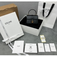 Low Price Celine Mini TABOU Shoulder Bag in Smooth Calfskin 100343 Black 2024 Top