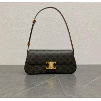 Buy Discount Celine Medium Lola Shoulder bag in Triomphe Canvas 115533 Tan 2024 Top