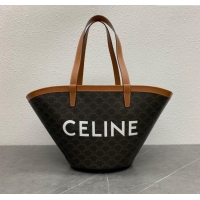 Grade Quality Celine Medium Couffin Shopping Bag in Brown Triomphe Canvas 196952 2024