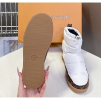 Grade Quality Louis Vuitton LV Cloud Ankle Boots Sneaker in Nylon and Monogram Canvas White 1AIVJ7 1021086