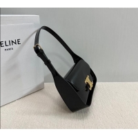 Modern Classic Celine Shoulder bag Terence in Patent Calfskin 118313 Black 2024