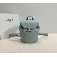 Buy Cheap Celine Backpack Bonnie Bag in Smooth Calfskin 118703 Ice Blue 2025
