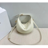 Spot Bulk Celine Teen Lulu Bag in Grained Calfskin 120723 White 2025