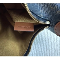 New Cheap Celine Teen Lulu Bag in Triomphe Canvas and Calfskin 120723 Brown 2025