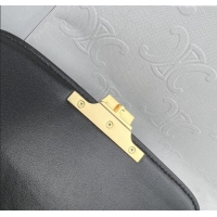 Spot Bulk Celine Teen Triomphe Bag in Shiny Calfskin 188423 Black 2025