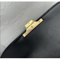 Buy Discount Celine Classique Triomphe Bag in Shiny Calfskin 187363 Black 2025