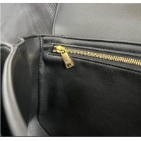 Spot Bulk Celine Classique Triomphe Shoulder Bag in Suede 187363 Black 2025