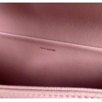 Original Cheap Celine Teen Triomphe Bag in Shiny Calfskin 188423 Sakura Pink 2025