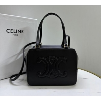 Top Quality Celine Folded Shoulder Bag in Calfskin Leather 111383 Black 2025