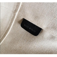 Promotional Celine Small Bucket Cuir Triomphe Bag in Textile and Calfskin 198242 White/Black 2025