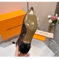 Best Product Louis Vuitton 6AM Heel Ankle Boots 5.5cm in Monogram Canvas with Back Strap 1AIUOR 1021154