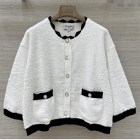 Super Quality Chanel Cardigan CH121901 White 2025