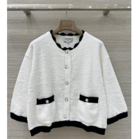 Super Quality Chanel Cardigan CH121901 White 2025