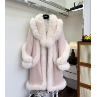 Top Quality Chloe Fox Fur Coat C121917 Pink 2025