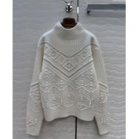Top Quality Loro Piana Cashmere Sweater LP121921 White 2025