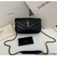 Buy Cheap Saint Laurent Loulou Mini Bag in Matelasse Lambskin 821749 Black 2025