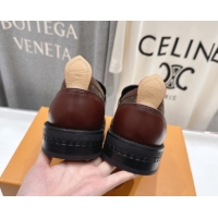 Buy Discount Louis Vuitton LV Bubble Loafers in Monogram Canvas and Leather Brown 1AIJHI 1022069