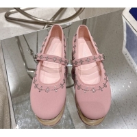 Big Discount Louis Vuitton Romy Flat Ballerinas Flat in Suede and Studs 1AICXL Vintage Rose Pink 1022083