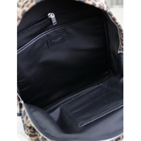 Low Cost Saint Laurent City Backpack in Leopard Fabric 326865 2025