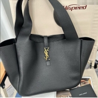 Famous Brand Saint Laurent Bea Tote in Grained Deepskin 763435 Black 2025 Top Quality