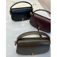 Most Popular Saint Laurent Voltaire Bag in Box Leather 787671 Coffee 2025 Top Quality