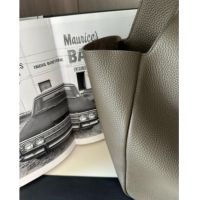 Promotional Saint Laurent Bea Tote in Suede 763435 Musk Green 2025 Top Quality