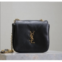 Fashion Discount Saint Laurent Jamie 4.3 Mini Chain Bag in Lambskin Leather 766756 Black 2025