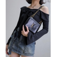 Free Shipping Discount Saint Laurent Jamie 4.3 Mini Chain Bag in Lambskin Leather 766756 White 2025