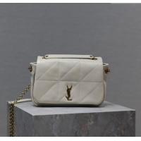 Good Product Saint Laurent Jamie 4.3 Mini Bag in Soft Lambskin 766754 White 2025