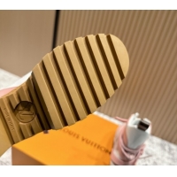 Durable Louis Vuitton Laureate Platform Desert Ankle Boots in Suede & Calfskin 7cm LV111906 Pink