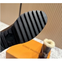 Purchase Louis Vuitton Laureate Platform Desert Wool Ankle Boots in Suede & Monogram 7cm LV111910 Brown