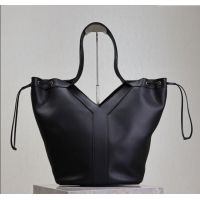 Top Grade Saint Laurent Y Large Hobo Bag in Leather 833160 Black 2025