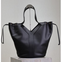 Top Grade Saint Laurent Y Large Hobo Bag in Leather 833160 Black 2025