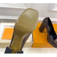 Hot Style Louis Vuitton Swing Platform Pumps 11cm in Monogram Canvas 1AIDF8 1219055