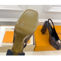Charming Louis Vuitton Swing Platform Slingbacks Pump 11cm in Monogram Canvas 1AIDF8 1219060
