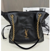 Grade Design Saint Laurent Jamie Shopping Small Bag in Lambskin 833948 Black 2025 Top Quality