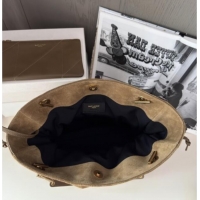 Well Crafted Saint Laurent Jamie Shopping Small Bag in Suede 833948 Brown 2025 Top Quality