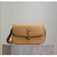Top Quality Saint Laurent Solferino Medium Bag in Box Leather 8323300 Light Hazelnut 2025