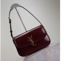 Discount Saint Laurent Solferino Medium Bag in Box Leather 8323300 Rouge Cabernet 2025