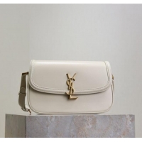 Good Product Saint Laurent Solferino Medium Bag in Box Leather 8323300 White 2025